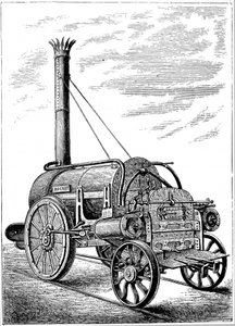 जॉर्ज स्टीफेंसन लोकोमोटिव रॉकेट, c1875 द्वारा अज्ञात