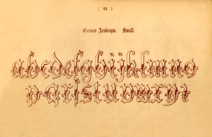 जर्मन अरबी। छोटा, 1862 द्वारा अज्ञात