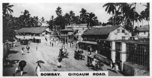 गिरगांव रोड, बॉम्बे, भारत, c1925 द्वारा अज्ञात
