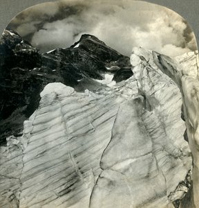 कनाडाई रॉकीज में ग्लेशियल व्यू ..., बीसी, कनाडा, 1903। द्वारा अज्ञात