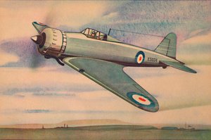 ग्लॉस्टर F.534 फाइटर मोनोप्लेन, c1944। द्वारा अज्ञात