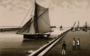 गोरलेस्टन पियर, सी 1880। द्वारा अज्ञात