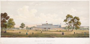 महान प्रदर्शनी, क्रिस्टल पैलेस, हाइड पार्क, लंदन, 1851 द्वारा अज्ञात
