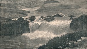 येलोस्टोन नदी का महान जलप्रपात, 1873, 1883 द्वारा अज्ञात
