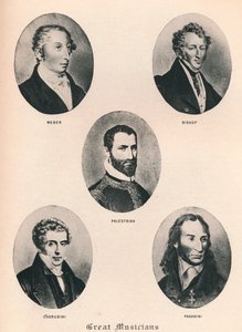 महान संगीतकार - प्लेट XV।, 1895 द्वारा अज्ञात