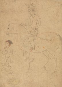 दूल्हा और सवार, 1540-50। द्वारा अज्ञात