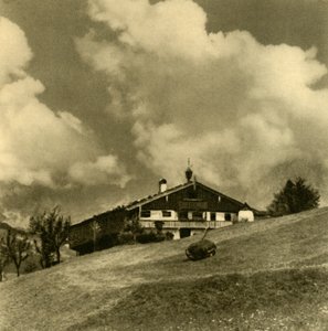 गेस्ट हाउस, वाइल्डर पर्वत, टायरॉल, ऑस्ट्रिया, c1935। द्वारा अज्ञात