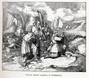 1882 में पोमेरानिया में गुस्ताव एडॉल्फ लैंडिंग द्वारा अज्ञात