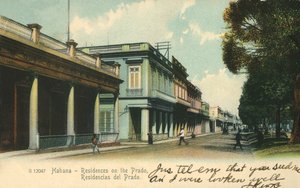 हबाना - प्राडो पर निवास, 1907। द्वारा अज्ञात