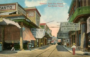 हवाना: सैन राफेल स्ट्रीट, सैन राफेल स्ट्रीट, c1910s। द्वारा अज्ञात