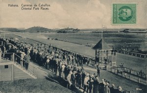 हबाना। ओरिएंटल पार्क दौड़, c1910 द्वारा अज्ञात