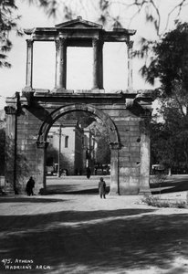 हैड्रियन आर्क, एथेंस, ग्रीस, c1920s-c1930s द्वारा अज्ञात
