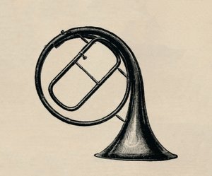 हैंड हॉर्न, 1895। द्वारा अज्ञात