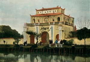 हनोई। पगोडे दू किनह लूक, हनोई। किन्ह लुओक पैगोडा, 1900। द्वारा अज्ञात
