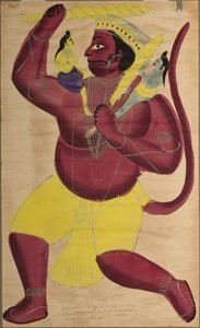 हनुमान, सी। 1880। द्वारा अज्ञात