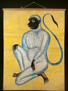 हनुमान, वानर देवता, सी1870 द्वारा अज्ञात