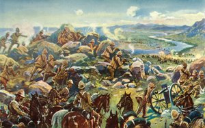 हेडिंग ऑफ क्रोनजे - कुडूस्रैंड बहाव में जनरल फ्रेंच ब्लॉकिंग द वे, 1901। द्वारा अज्ञात
