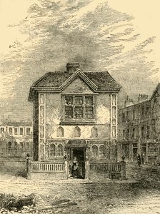 हिक्स हॉल के बारे में 1750, c1872। द्वारा अज्ञात
