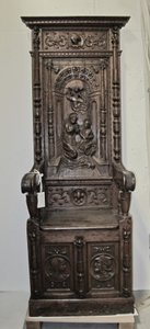 हाई-बैक स्टाल, 1534। द्वारा अज्ञात