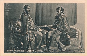 हिंदू नौच प्लेइंग कार्ड्स, c1910 द्वारा अज्ञात