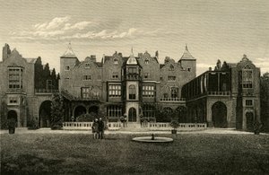 हॉलैंड हाउस, केंसिंग्टन, c1876। द्वारा अज्ञात