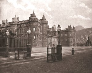 होलीरोडहाउस, एडिनबर्ग, स्कॉटलैंड, 1894। द्वारा अज्ञात