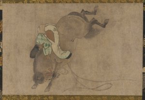 घोड़ा और सवार, मोमोयामा काल, 1568-1615। द्वारा अज्ञात