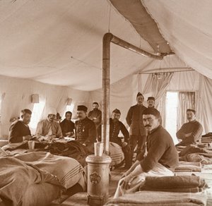 अस्पताल, सिप्पेस, सोमे, उत्तरी फ्रांस, c1914-c1918 द्वारा अज्ञात