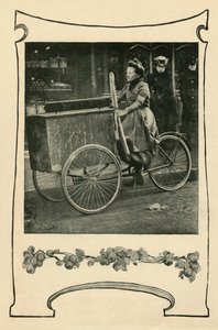 हाउ ब्रेड इज डिलेवर इन पेरिस, 1901। द्वारा अज्ञात
