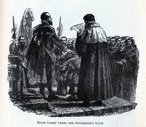ह्यूग कैपेट, सॉवरिन की शपथ लेता है, 1882 द्वारा अज्ञात