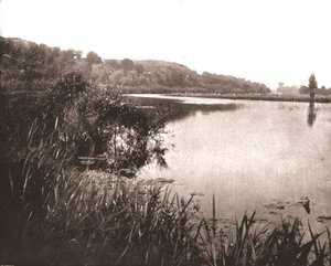 हर्ले रीच, बिश्म और मेडमेनम, बकिंघमशायर, 1894 के बीच टेम्स नदी। द्वारा अज्ञात