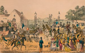 हाइड पार्क कॉर्नर, 1825, सी 1870 द्वारा अज्ञात