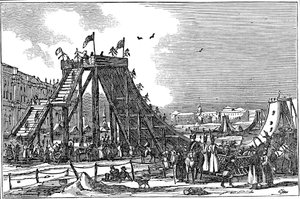 आइस माउंटेन, कृत्रिम स्लेज रन, रूस, 1833 द्वारा अज्ञात