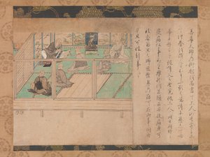 Honen Shuikotokuden-e, ca की चित्रांकित जीवनी 1310-1320। द्वारा अज्ञात