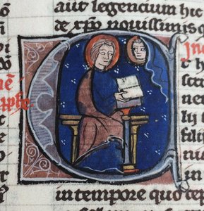 Im Abelard और Heloise के पत्र पढ़ रहे हैं। बाइबल की नैतिकता से, 13 वीं शताब्दी द्वारा अज्ञात
