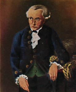 इमैनुएल कांट 1724-1804। - डब्लर द्वारा पेंटिंग, 1934। द्वारा अज्ञात