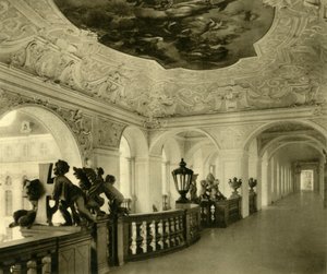 शाही सीढ़ी, सेंट फ्लोरियन मठ, सनक फ्लोरियन, ऊपरी ऑस्ट्रिया, c1935। द्वारा अज्ञात