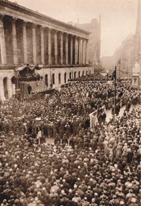 बर्मिंघम में: राजा एडवर्ड VIII। 1936 में इंग्लैंड के दूसरे सबसे बड़े शहर में घोषित किया गया द्वारा अज्ञात