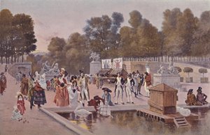 1896 में द गार्डन ऑफ टिलरीज में द्वारा अज्ञात