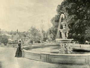 बोटैनिक गार्डन, एडिलेड, 1901 में। द्वारा अज्ञात