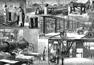 रॉयल आर्सेनल, वूलविच में, c1880 द्वारा अज्ञात