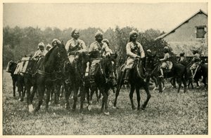 मोर्चे पर भारतीय सैनिक, प्रथम विश्व युद्ध, 1914, c1920। द्वारा अज्ञात