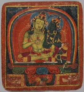 दीक्षा कार्ड त्साकलिस: अमोघसिद्धि, 15वीं सदी की शुरुआत। द्वारा अज्ञात