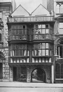 इनर टेम्पल गेट हाउस, सिटी ऑफ़ लंदन, c1900 1911 द्वारा अज्ञात