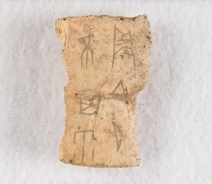 उत्कीर्ण हड्डी का टुकड़ा ओरेकल हड्डी, स्वर्गीय शांग राजवंश, सीए। 1300-1050 ईसा पूर्व। द्वारा अज्ञात
