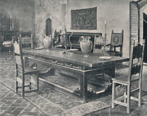 आंतरिक, पलाज़ो दावानती - 15 वीं शताब्दी की तालिका में पर्मा या मोडेना जिले से, 1928 द्वारा अज्ञात