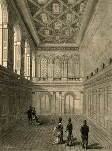इंटीरियर ऑफ़ हैबरडैशर्स हॉल, 1876, 1897। द्वारा अज्ञात