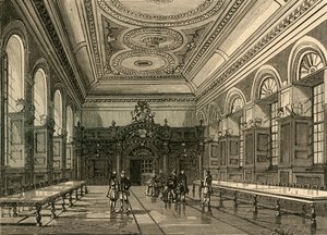 स्टेशनर्स हॉल का इंटीरियर, 1876, 1897। द्वारा अज्ञात