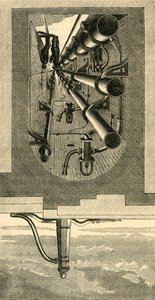 सबवे का इंटीरियर, होलबोर्न वियाडक्ट, c1876। द्वारा अज्ञात
