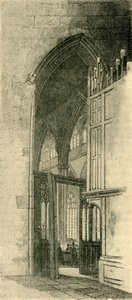 ट्रिनिटी चर्च का इंटीरियर, 1898। द्वारा अज्ञात